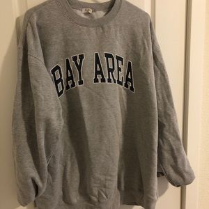 john halt/ brandy bay area crewneck OVERSIZED